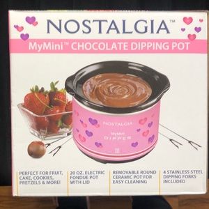 Mini chocolate dipping pot 🍫🍓